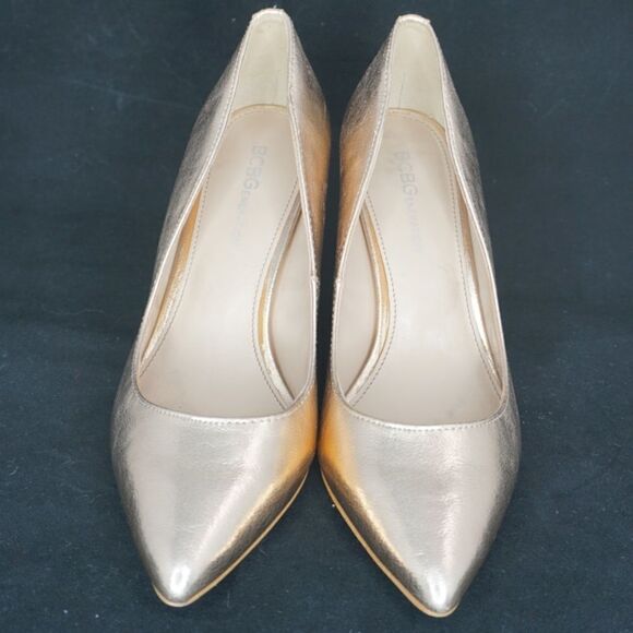 BCBGeneration Metallic 'Marci' Pointed Toe Pumps, Size 6.5B - Picture 6 of 11